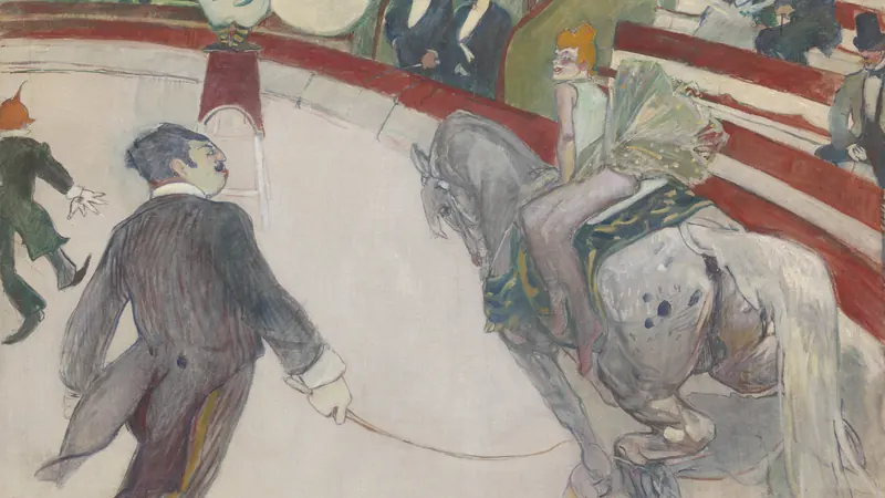 Equestrienne (At the Cirque Fernando) by Henri de Toulouse-Lautrec