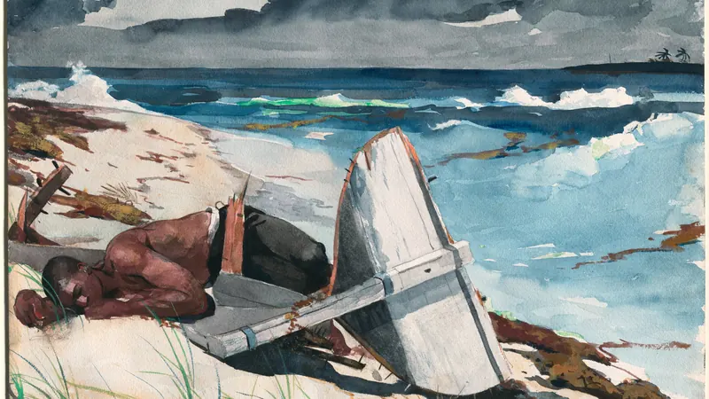 After the Hurricane, Bahamas by Winslow Homer