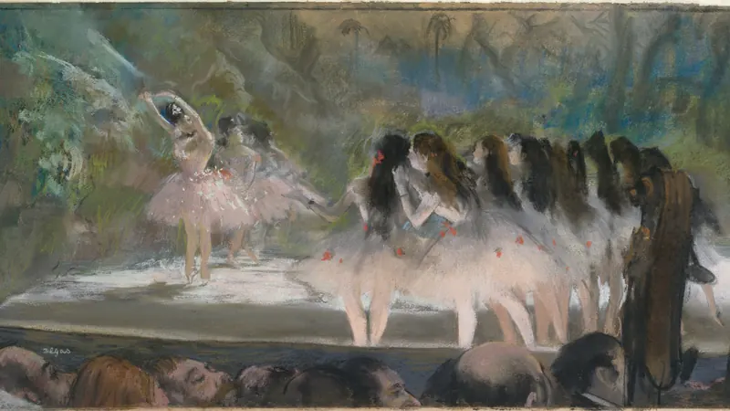 Ballet at the Paris Opéra by Hilaire Germain Edgar Degas