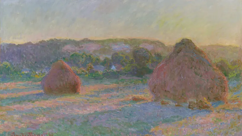 Stacks of Wheat (End of Summer) by Claude Monet