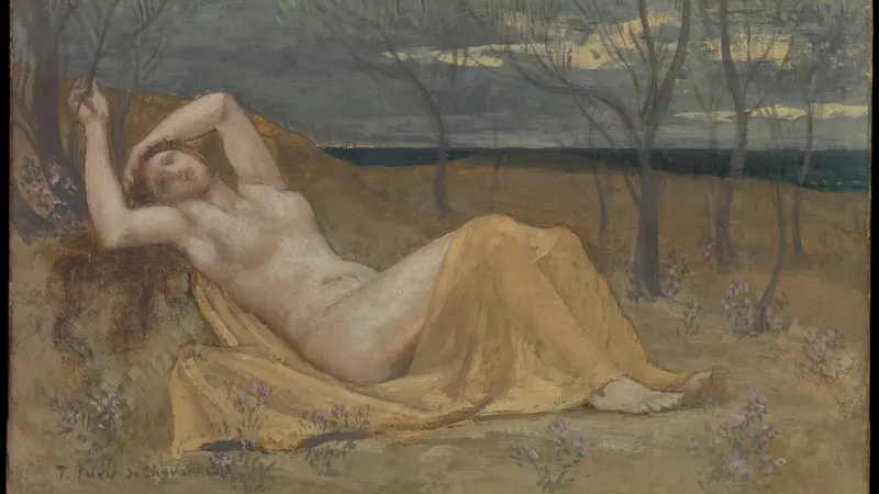 Tamaris by Pierre Puvis de Chavannes