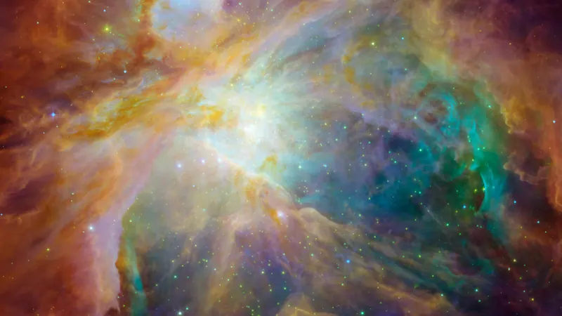 Chaos at the Heart of Orion by NASA/JPL-Caltech/STScI