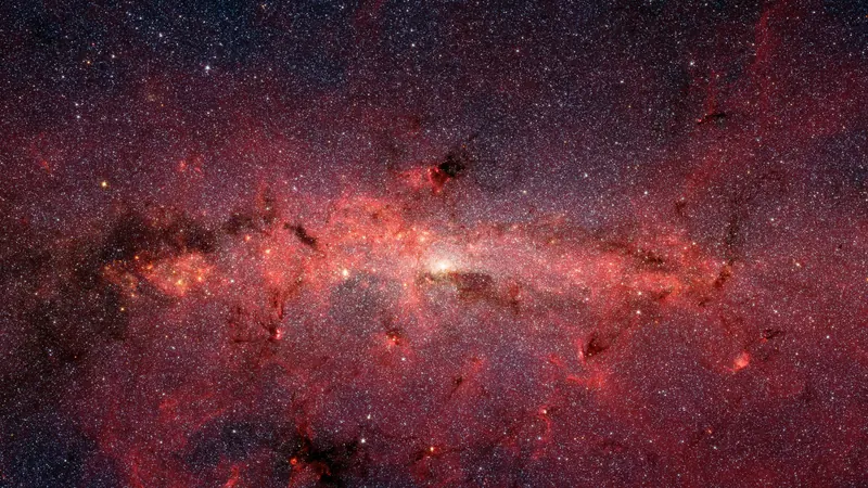 A Cauldron of Stars at the Galaxy Center by NASA/JPL-Caltech