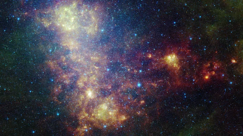 Little Galaxy Explored by NASA/JPL-Caltech/STScI