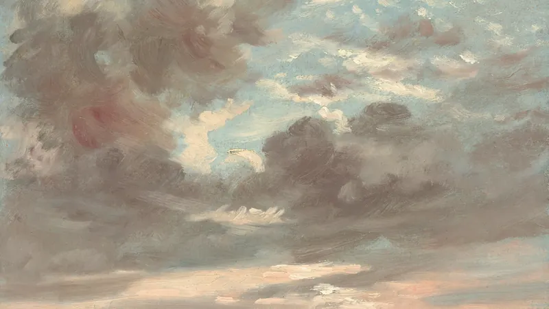 Cloud Study: Stormy Sunset by John Constable