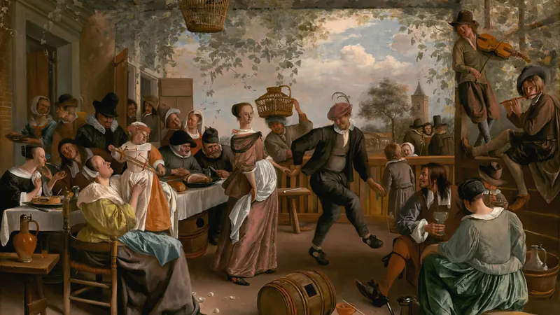 The Dancing Couple by Jan Steen