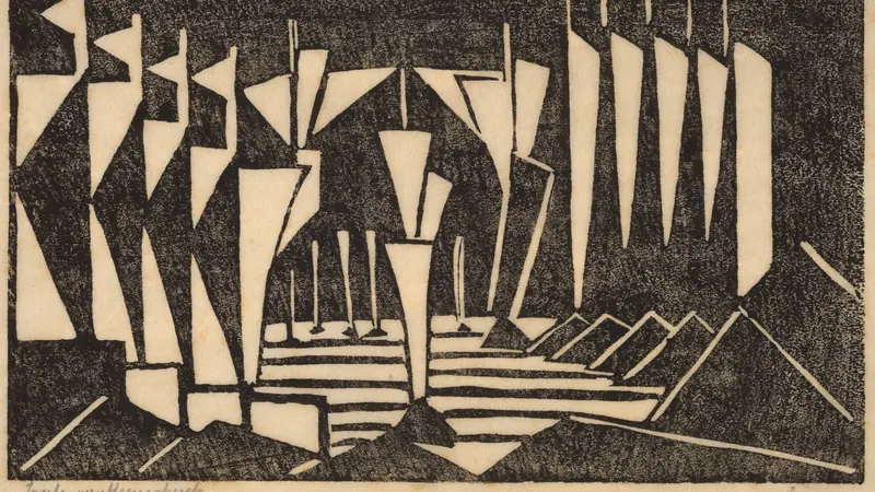 Stylized Sailboats by Jacoba van Heemskerck van Beest