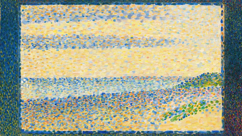 Seascape (Gravelines) by Georges Seurat