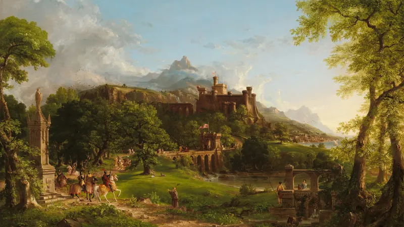 The Departure by Thomas Cole