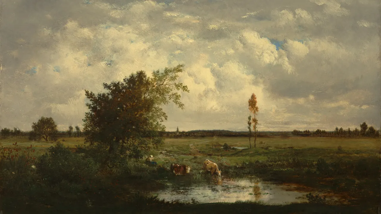 The cover picture of Barbizon School