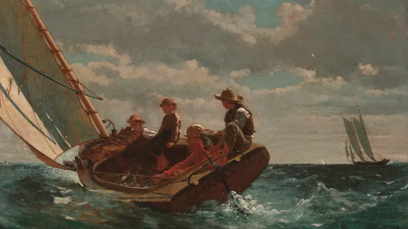 Breezing Up (A Fair Wind) by Winslow Homer
