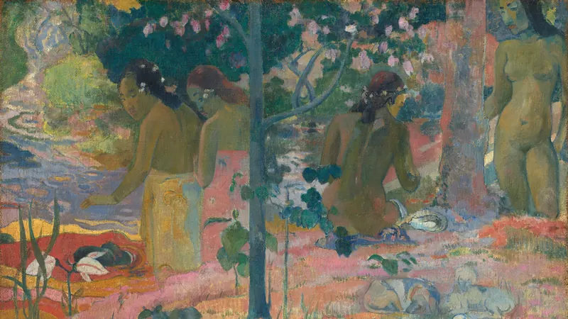 The Bathers by Paul Gauguin