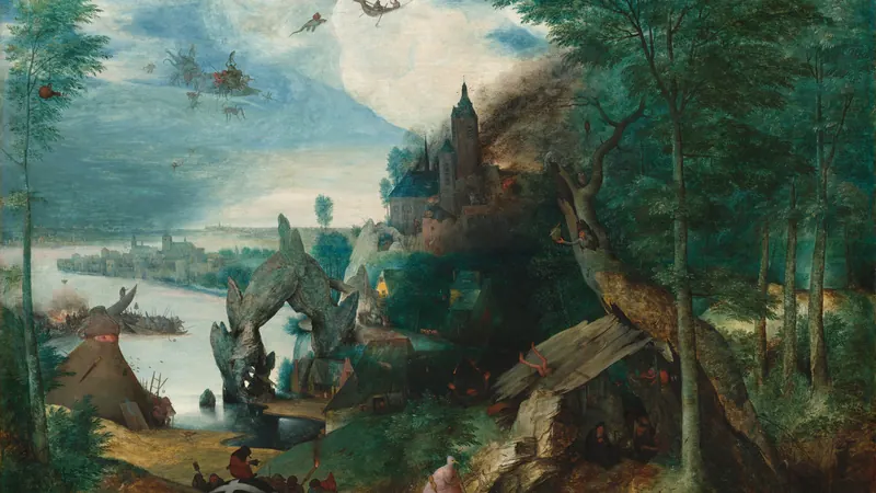 The Temptation of Saint Anthony by Follower of Pieter Bruegel the Elder