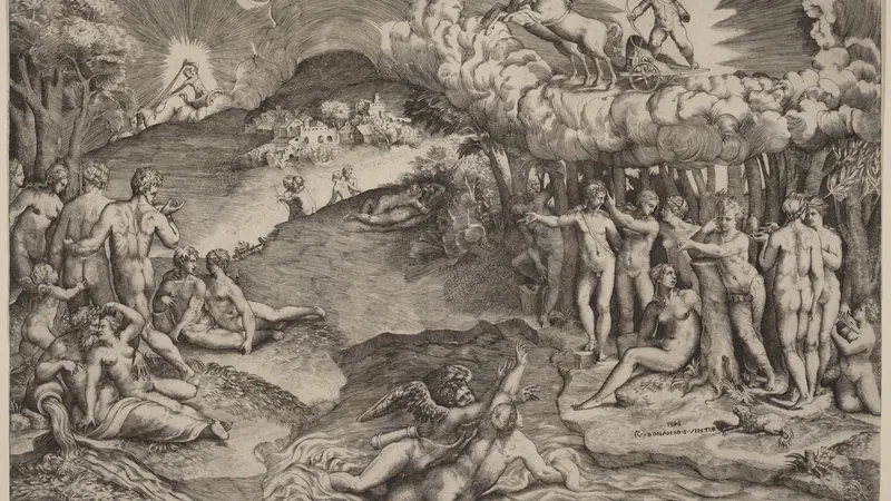 The Triumph of Love by Giulio Bonasone