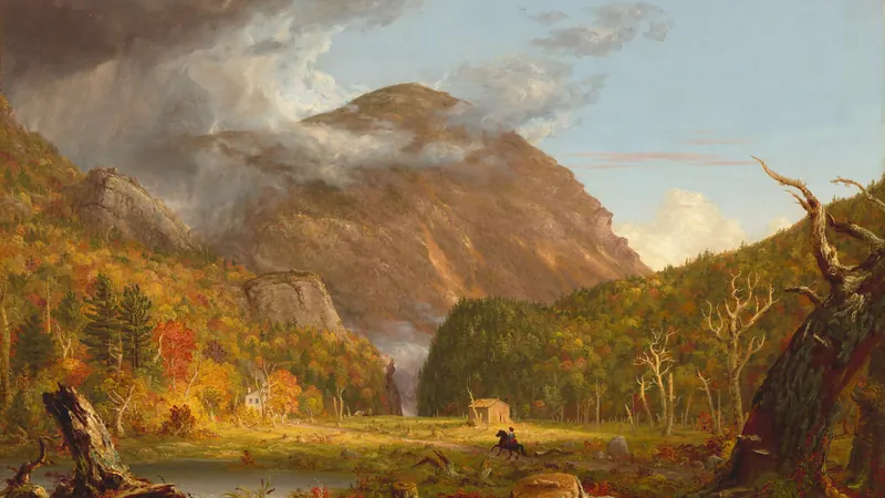 A View of the Mountain Pass Called the Notch of the White Mountains (Crawford Notch) by Thomas Cole