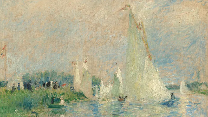 Regatta at Argenteuil by Auguste Renoir