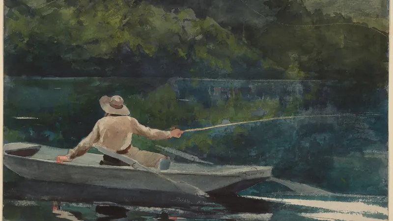 Casting, Number Two by Winslow Homer