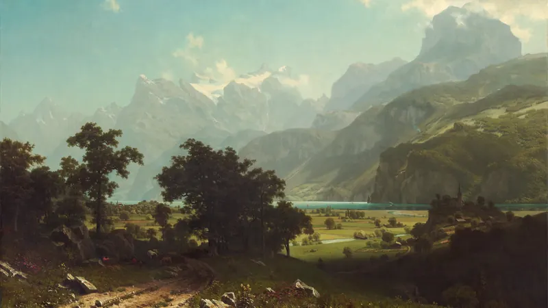 Lake Lucerne by Albert Bierstadt