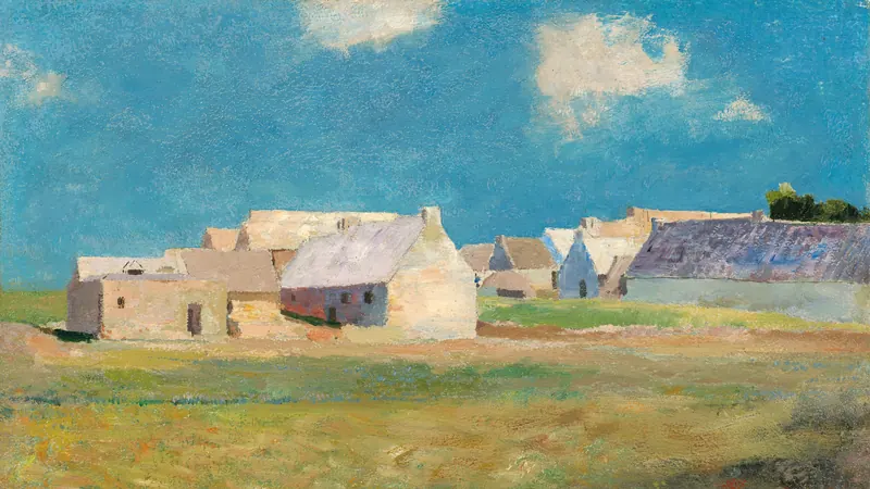 Breton Village by Odilon Redon