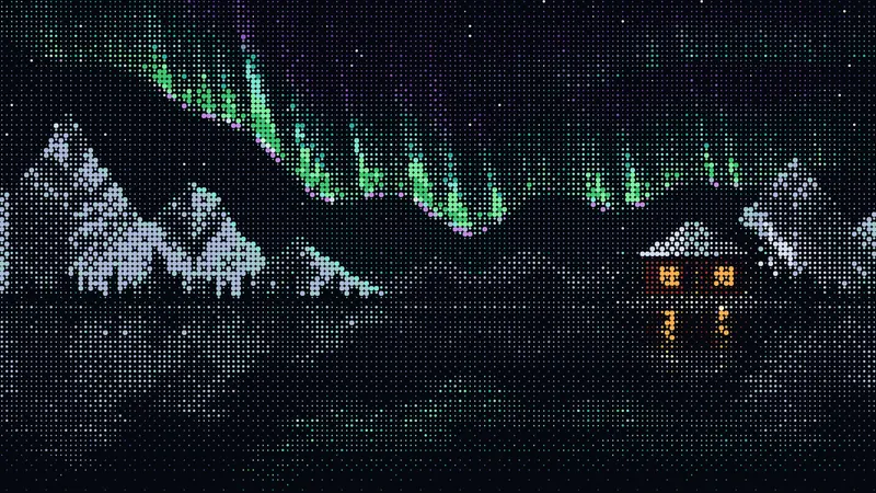 Aurora fjord by bas3line