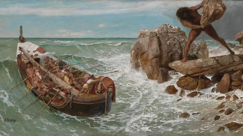 Odysseus and Polyphemus by Arnold Böcklin