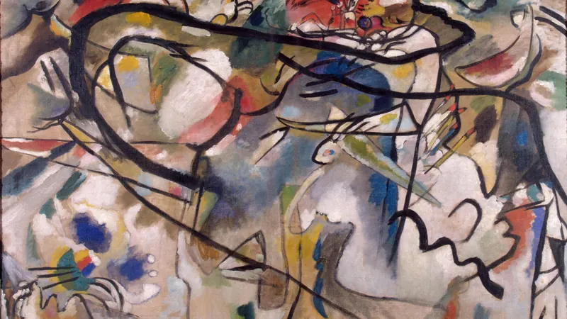 Sketch for Composition V by Wassily Kandinsky