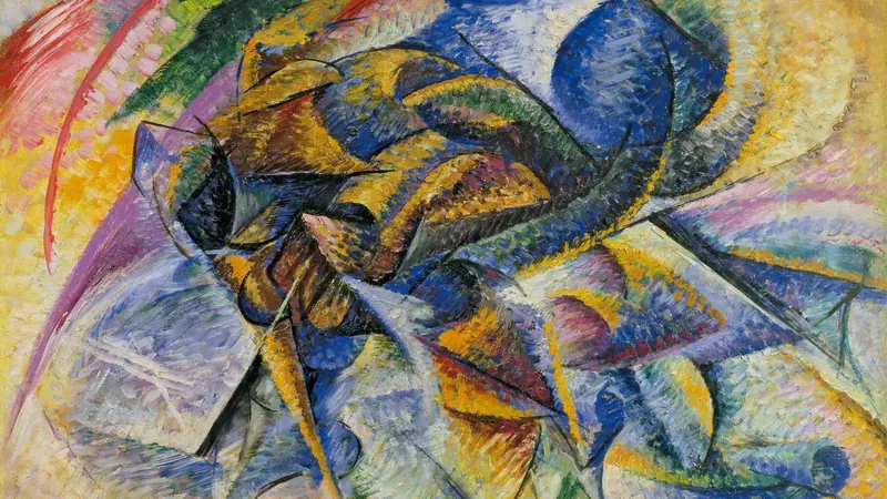 Dynamism of a Cyclist by Umberto Boccioni