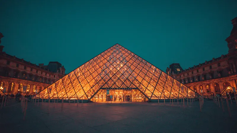 Louvre museum, Paris, France by Bharat Patil